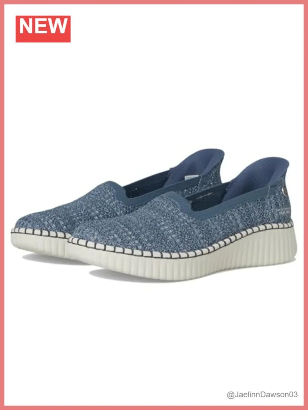Slip-On Loafers Women Hands-Free Heel Pillow Memory Foam Walk Shoes